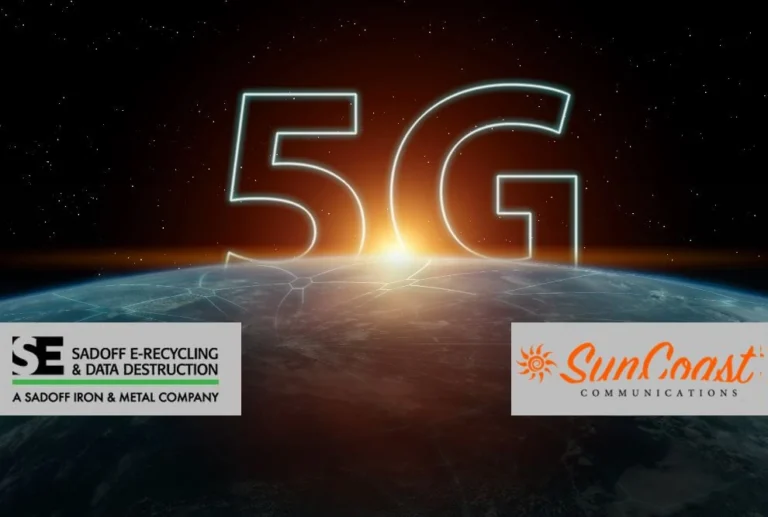 5G on the horizon with sadoff and suncoast logos